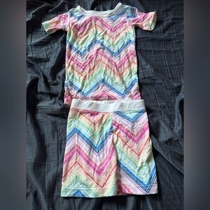 Little Sleepies Rainbow 2pc Short Set 18/24